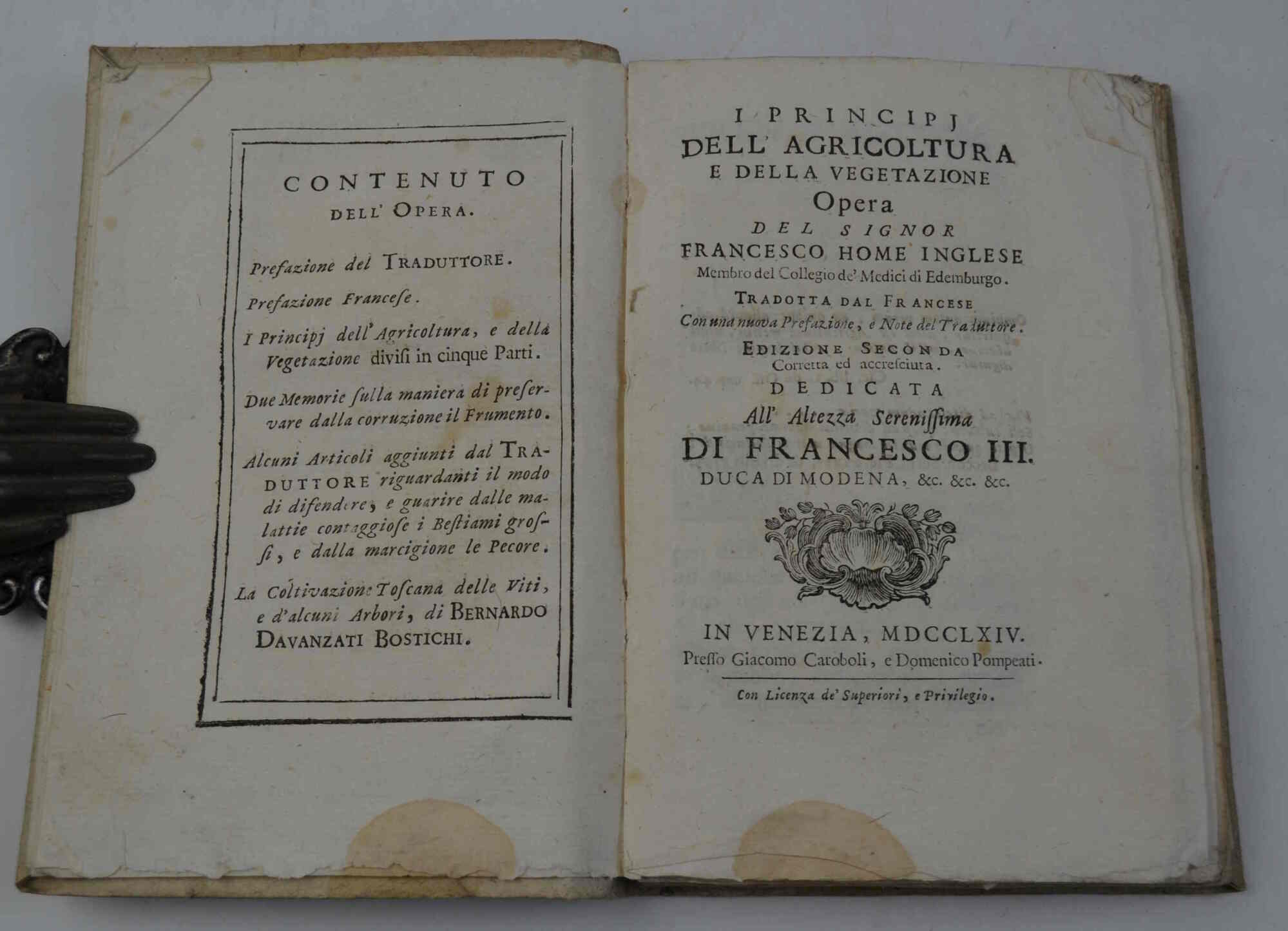 I principj dell'agricoltura e della vegetazione... Tradotta dal francese Con …
