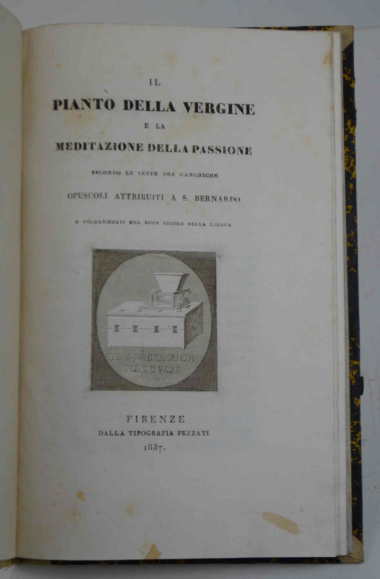 Il pianto della vergine e la meditazione della passione secondo …