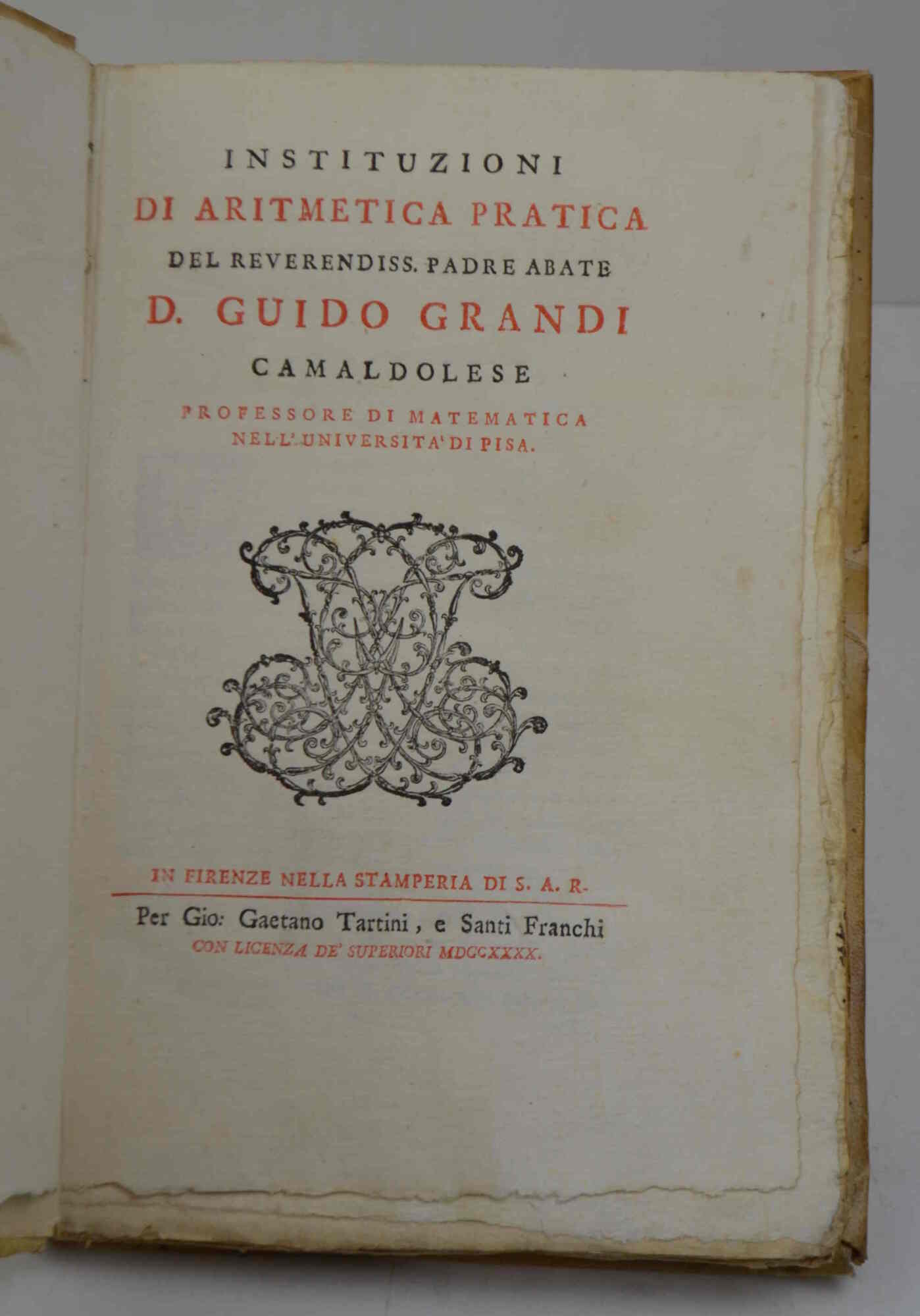 Instituzioni di aritmetica pratica...