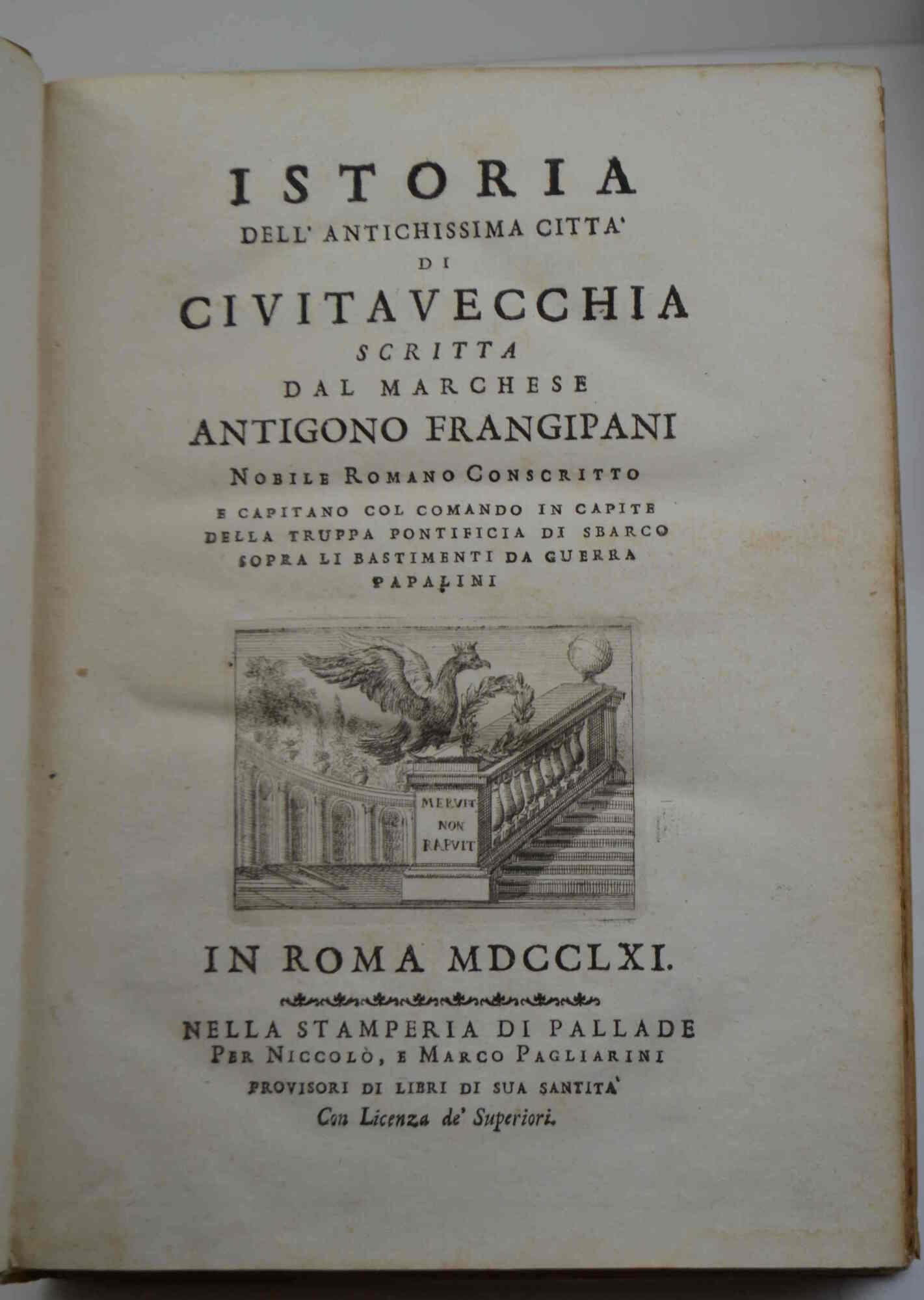 Istoria dell'antichissima città di Civitavecchia...