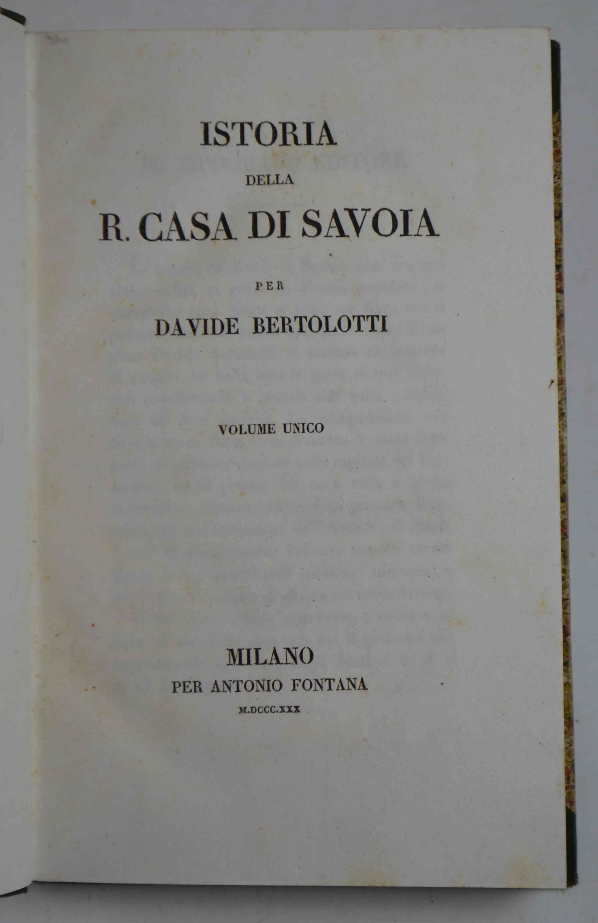 Istoria della R. Casa di Savoia...