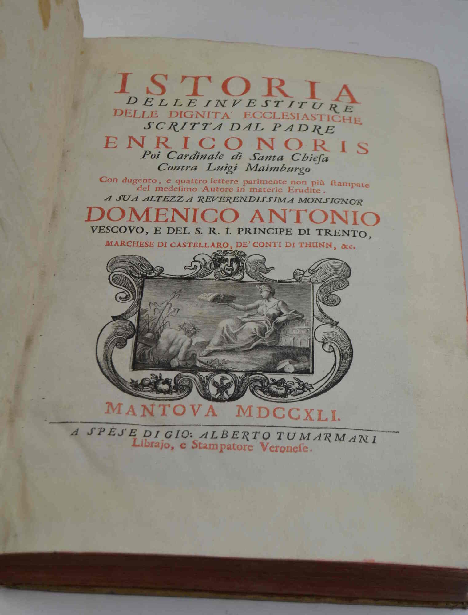 Istoria delle investiture delle dignità ecclesiastiche... contra Luigi Maimburgo Con …
