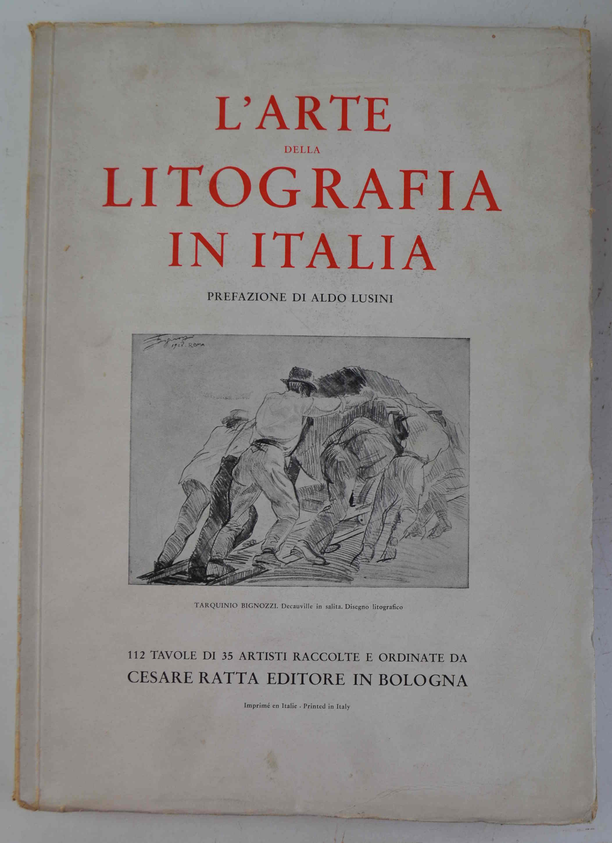 L'arte della litografia in Italia.