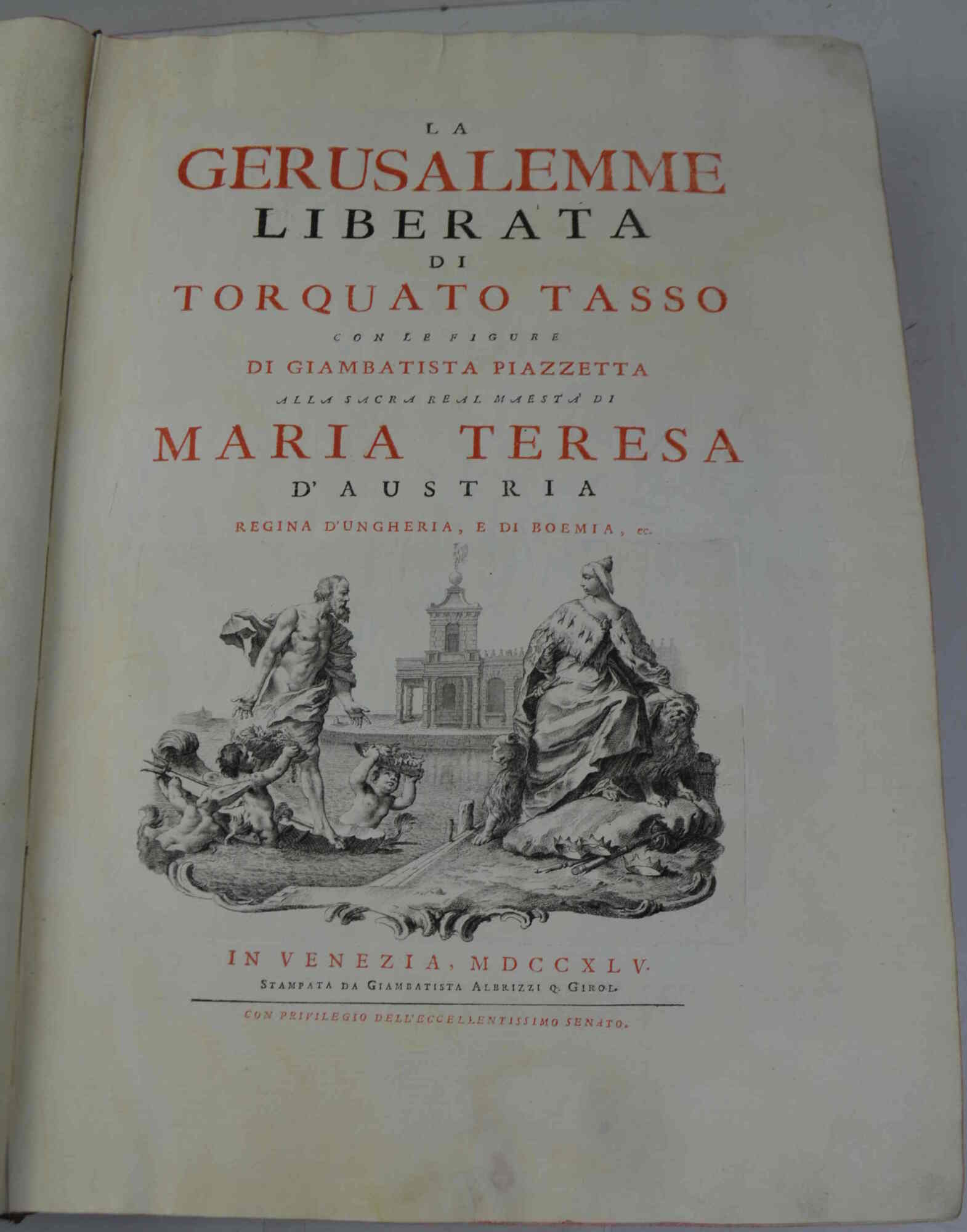 La Gerusalemme liberata… con le figure di Giambattista Piazzetta alla …
