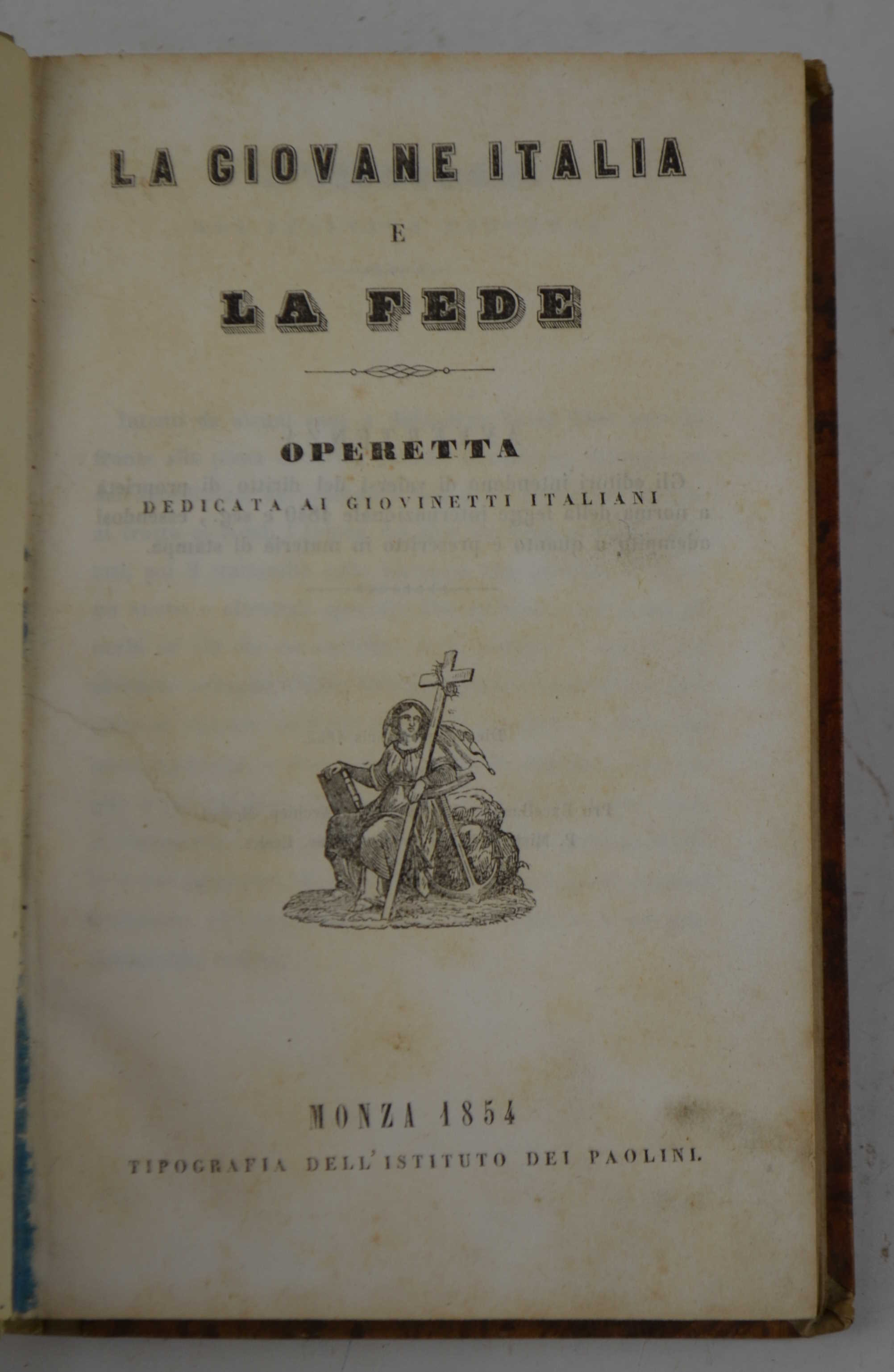 La giovane Italia e la fede. Operetta dedicata ai giovinetti …