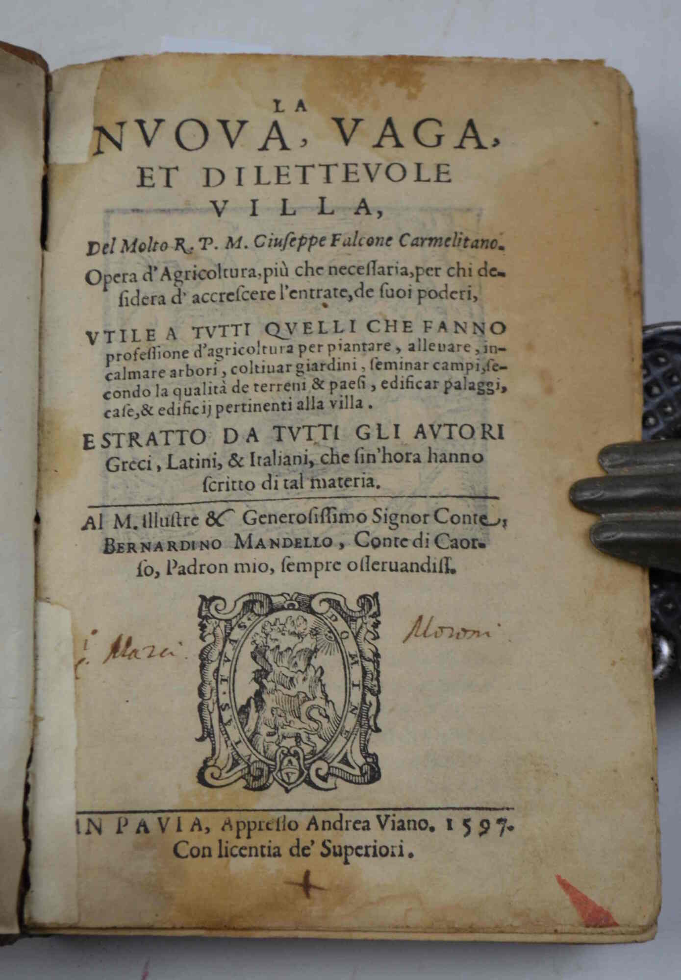 La nuova, vaga et dilettevole villa . Opera d'agricoltura, più …