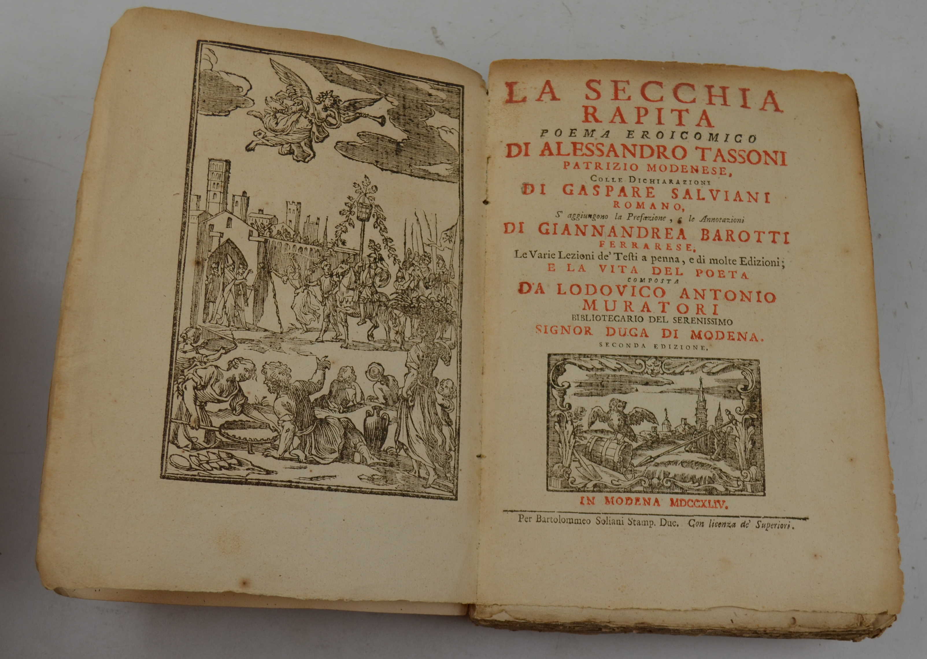 La secchia rapita… colle dichiarazioni di Gaspare Salviani… s'aggiungono la …