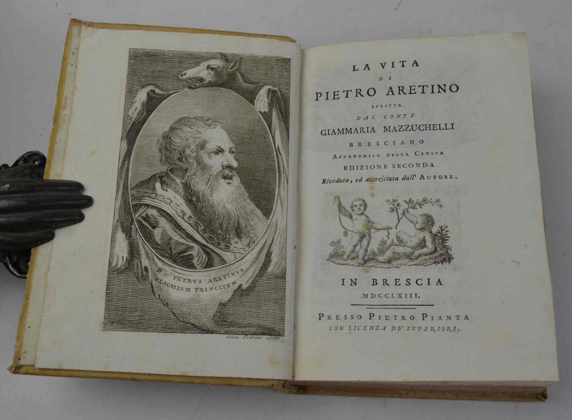 La Vita di Pietro Aretino. Edizione seconda riveduta, ed accresciuta …