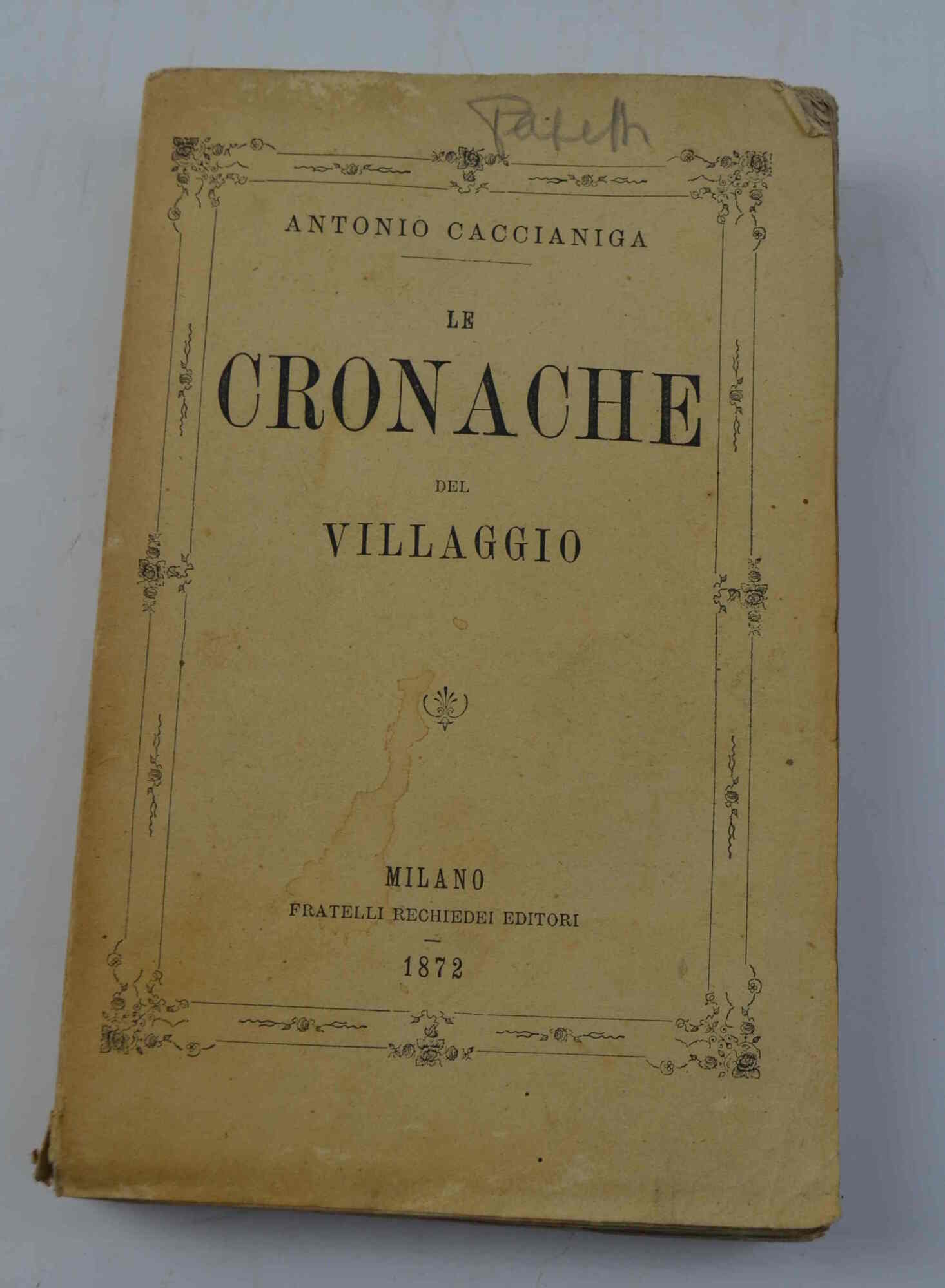 Le cronache del villaggio.
