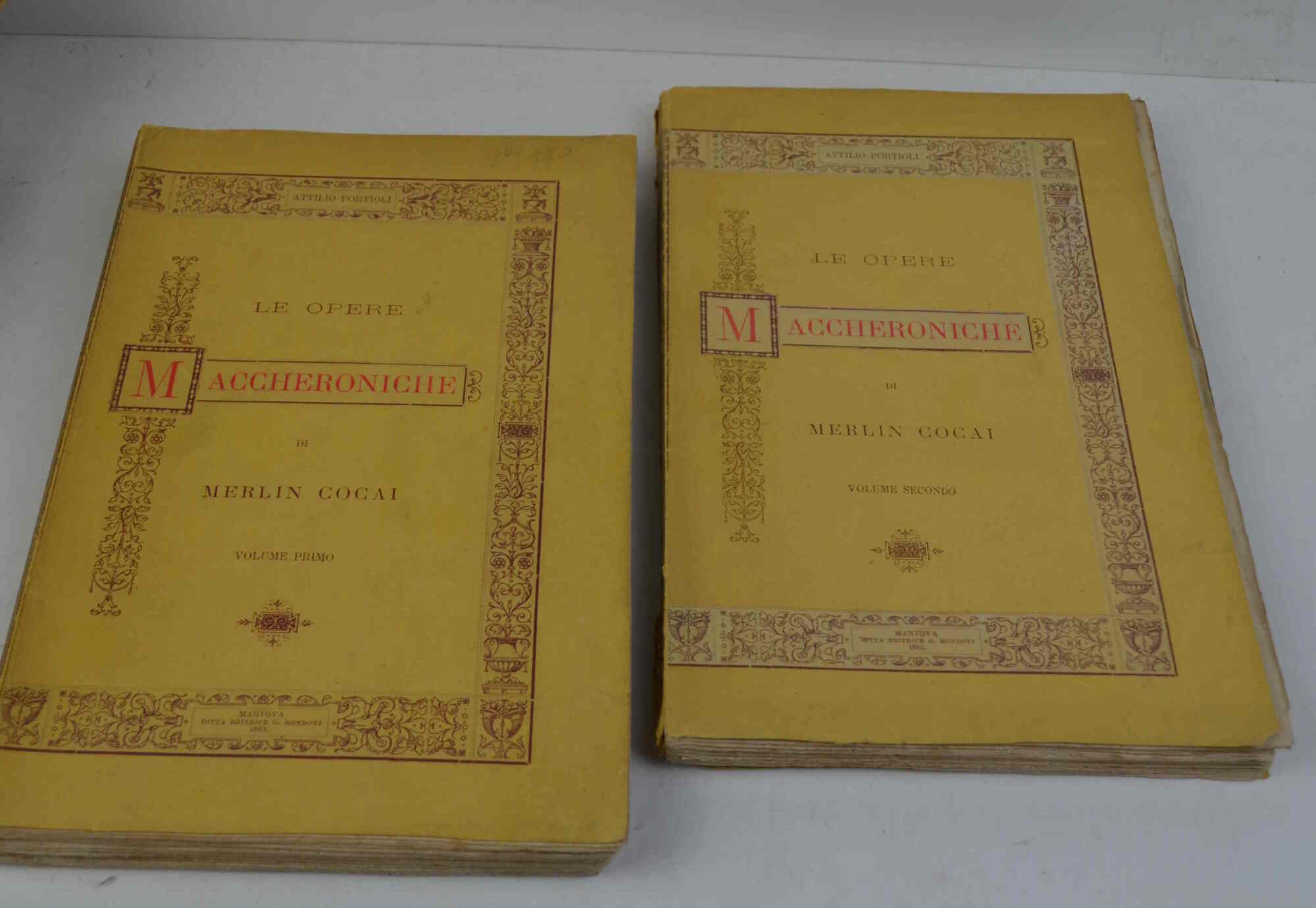 Le opere maccheroniche di Merlin Cocai.