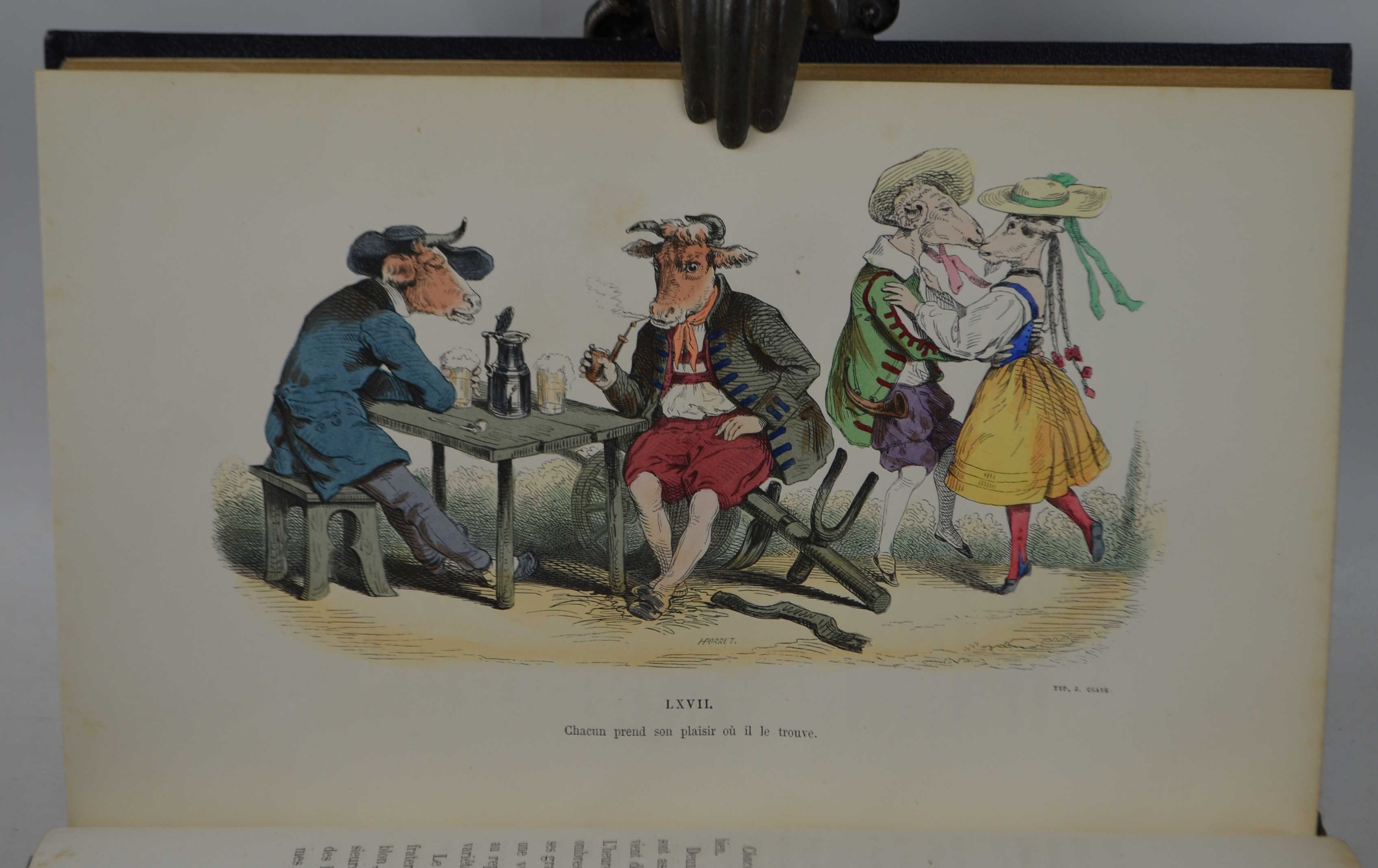 Les métamorphoses du jour par Grandville. Accompagnées d'un texte par …