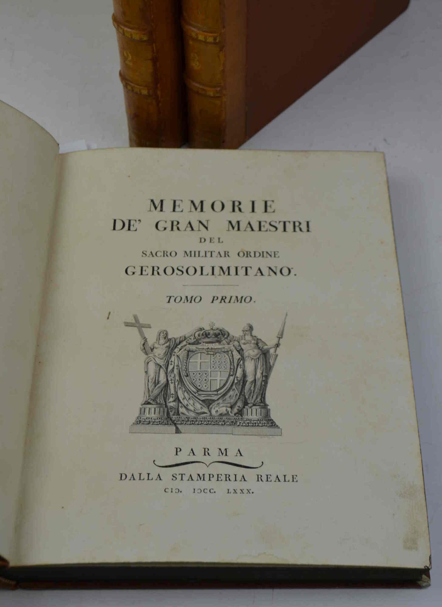 Memorie de' Gran Maestri del Sacro Militar Ordine Gerosolimitano.