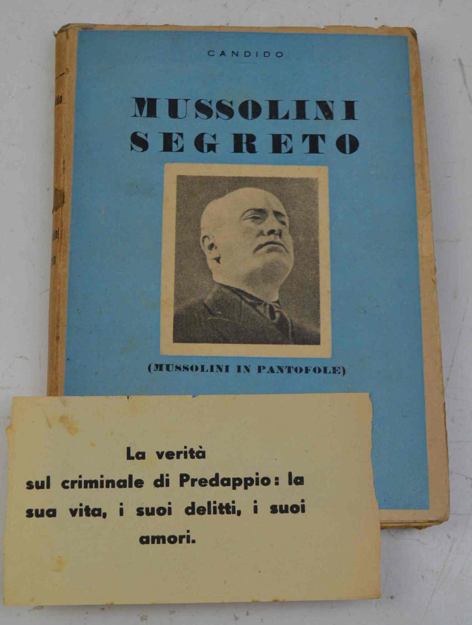 Mussolini in pantofole.