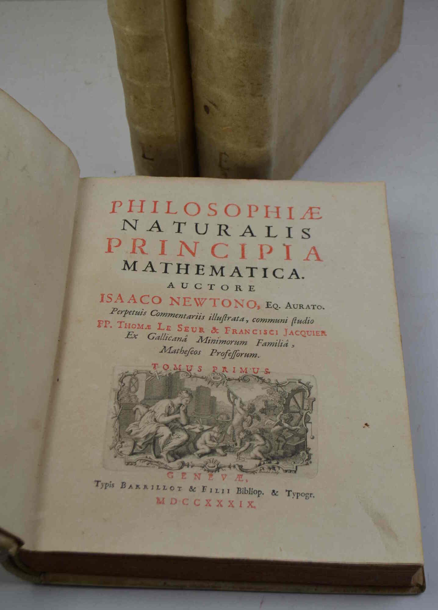 Philosophiae Naturalis Principia mathematica. Auctore Isaaco Newtono, Ex Aurato. Perpetuis …