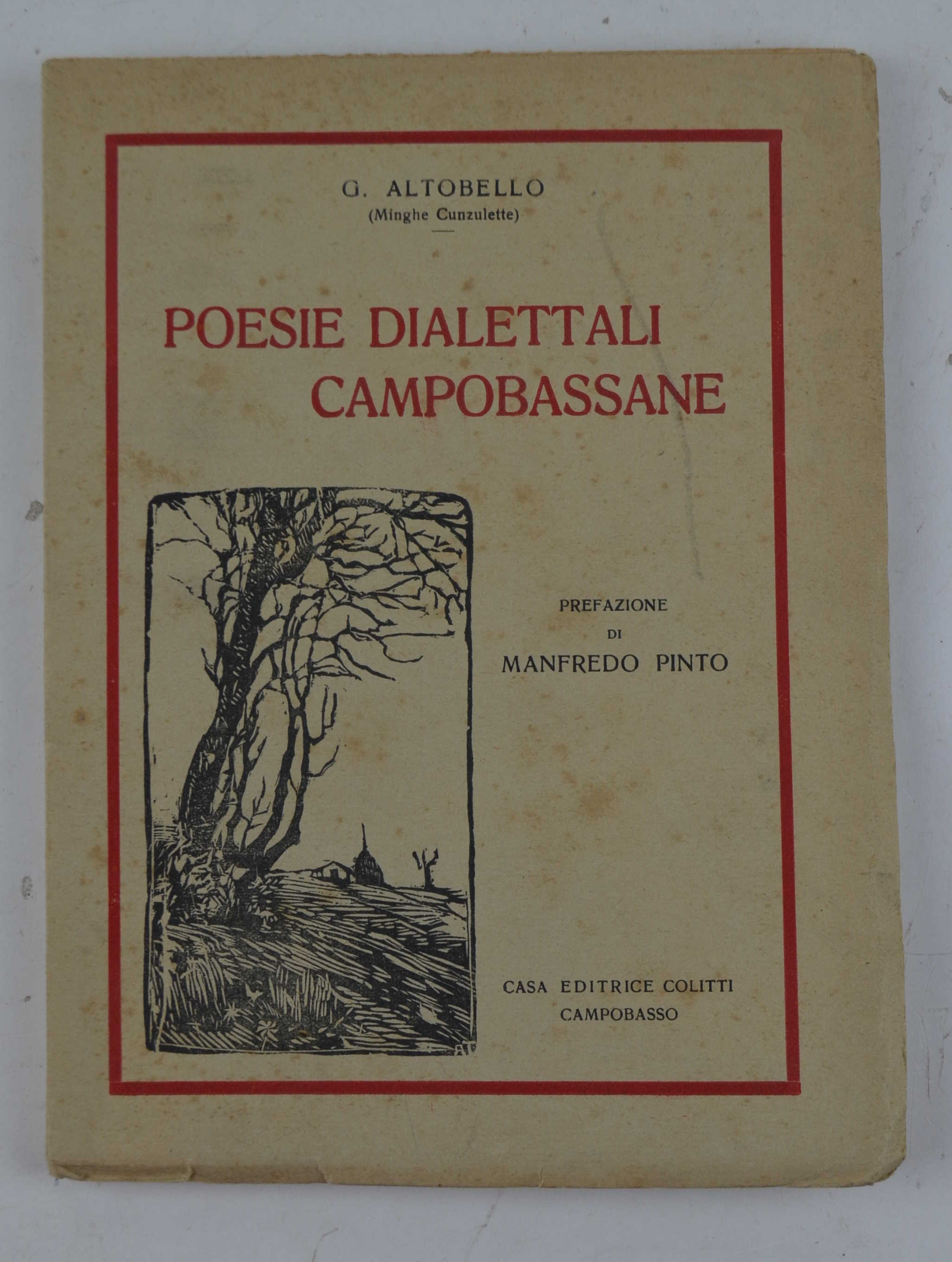 Poesie dialettali campobassane. Prefazione di Manfredo Pinto.