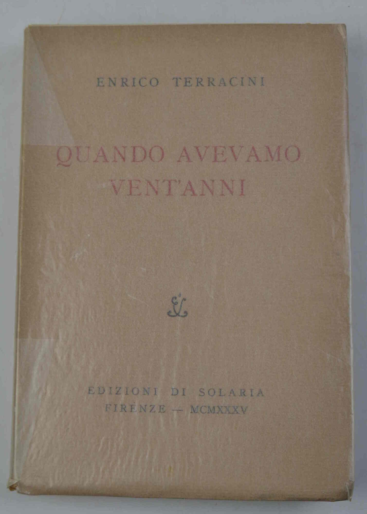 Quando avevamo vent'anni.