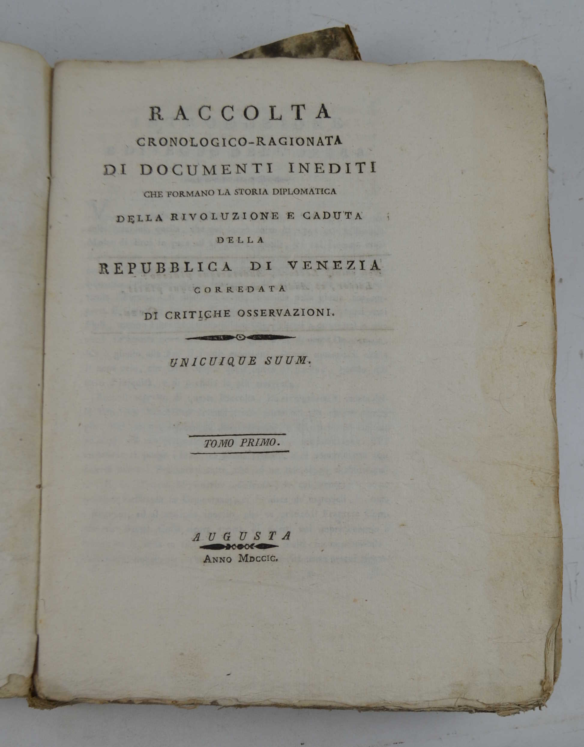 Raccolta cronologico-ragionata di documenti inediti che formano la storia diplomatica …