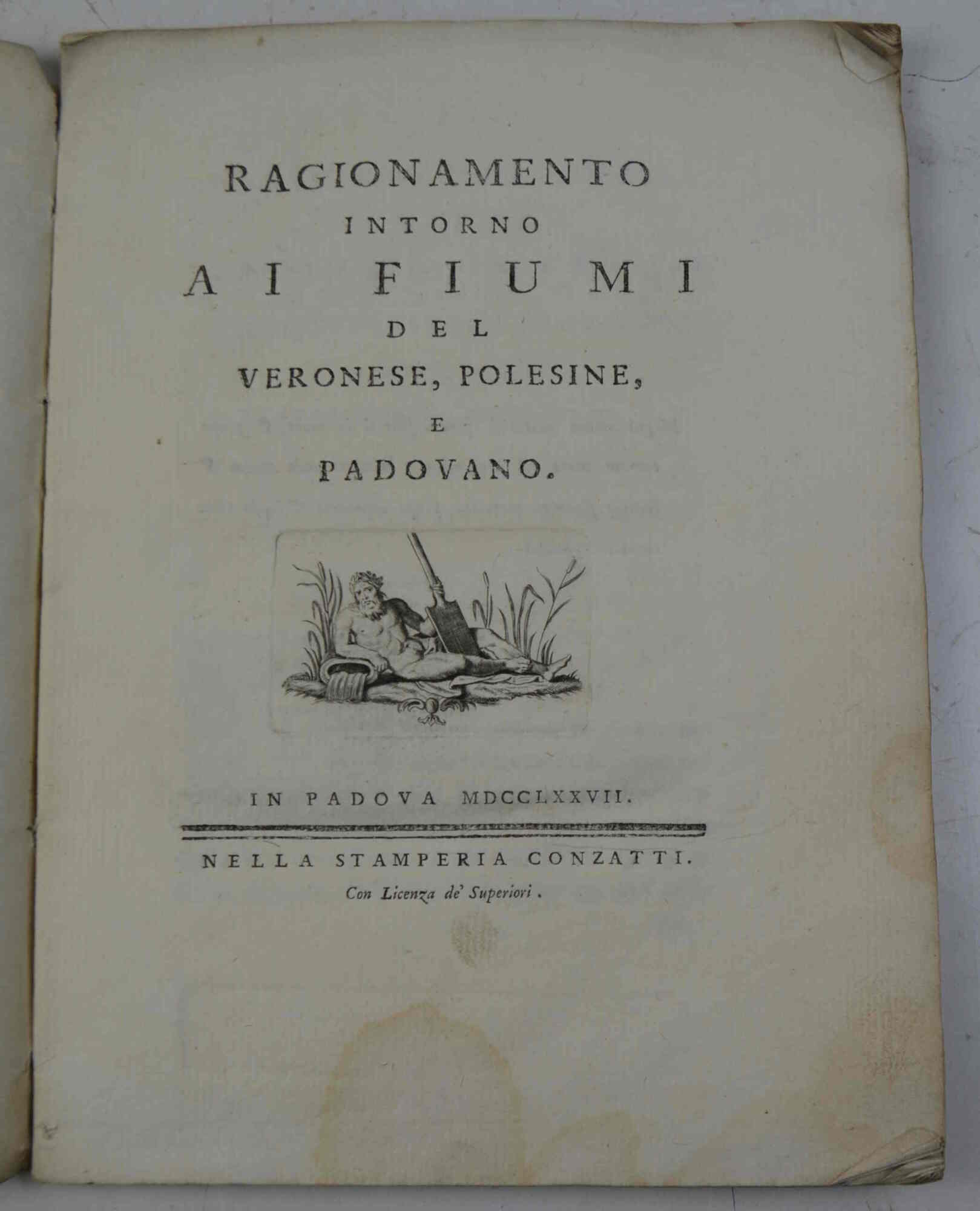 Ragionamento intorno ai fiumi del Veronese, Polesine, e Padovano.