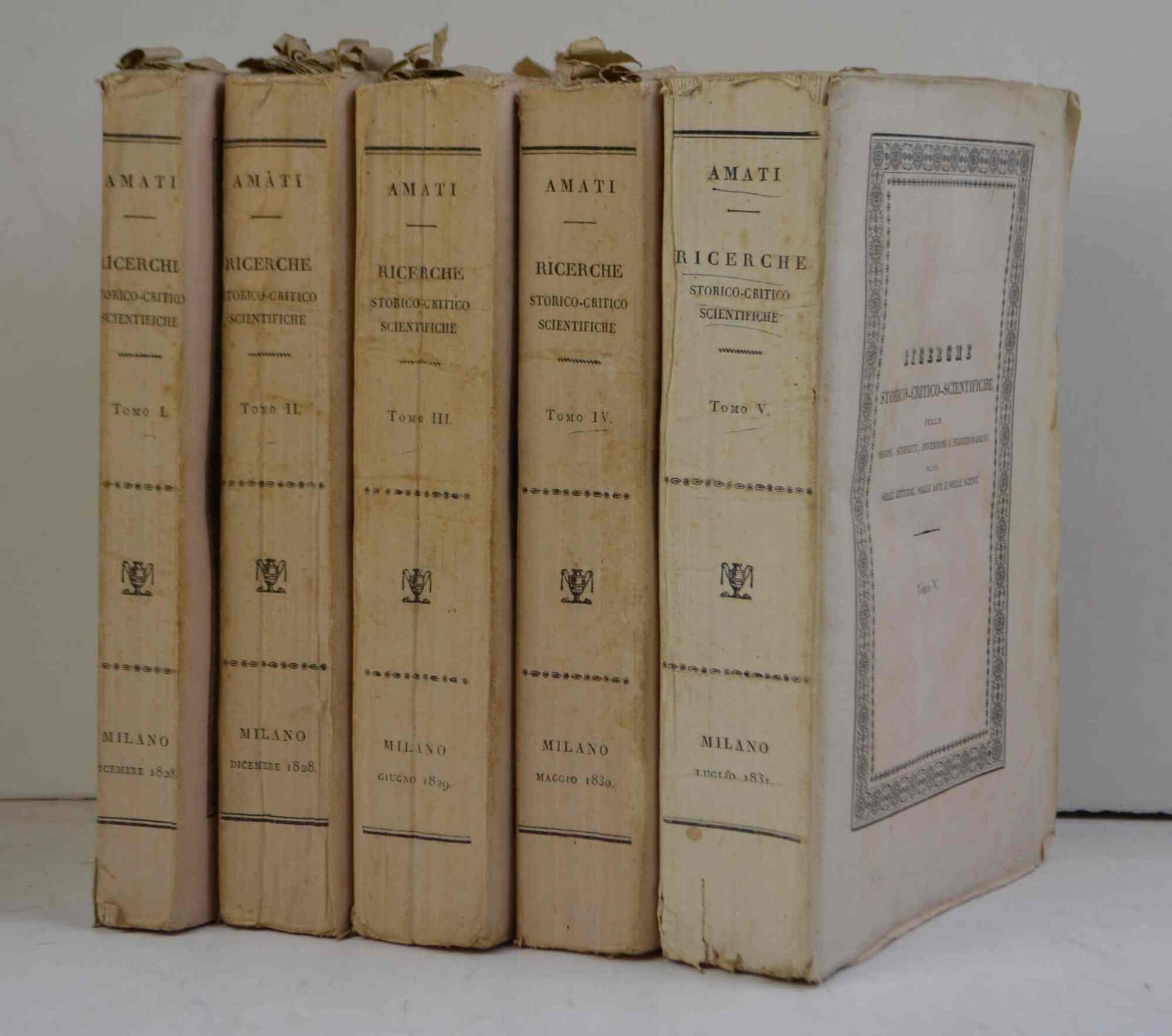 Ricerche storico - critico - scientifiche sulle origini, scoperte, invenzioni …