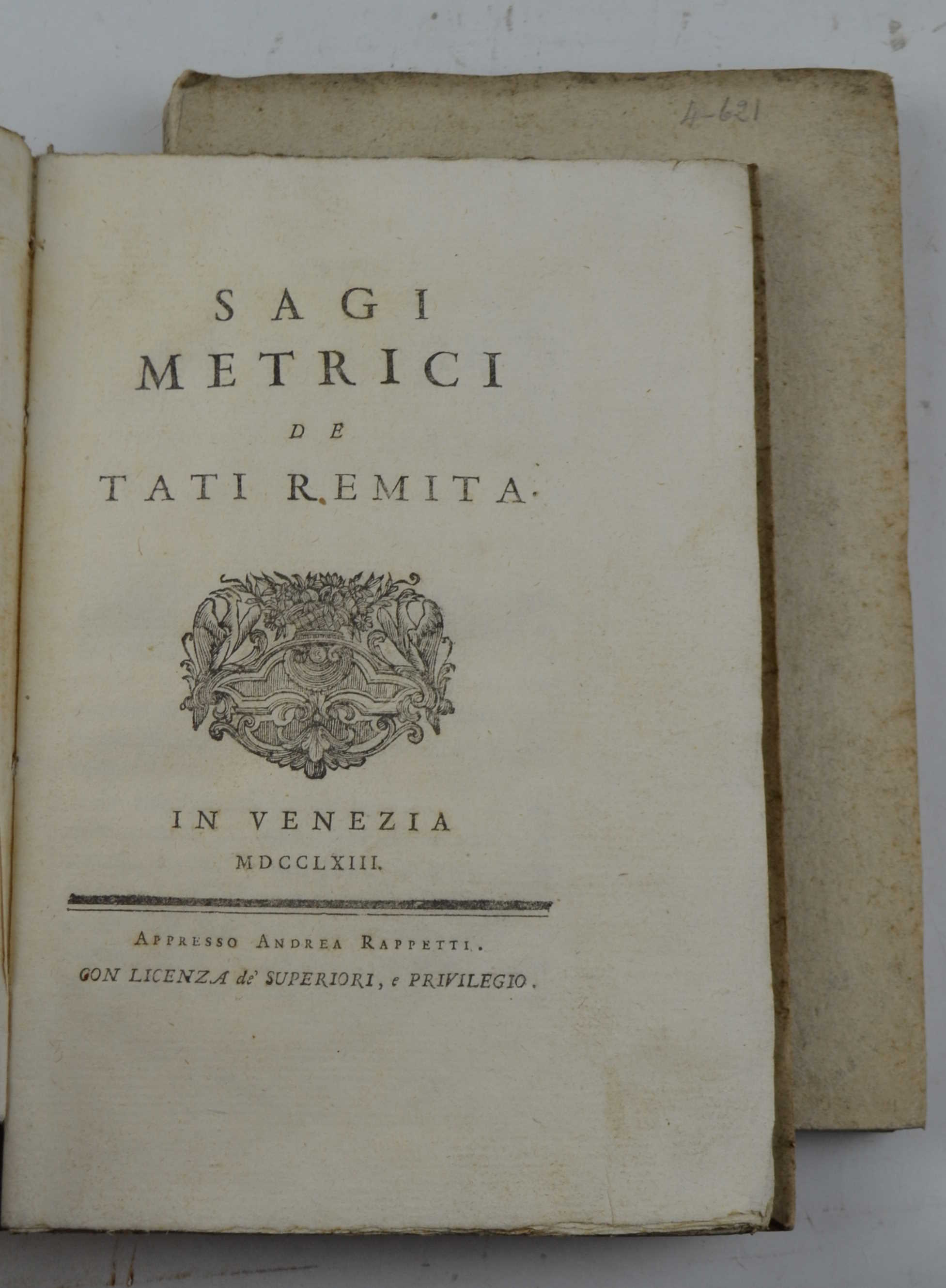 Sagi metrici de Tati Remita. Parte prime (e seconda).