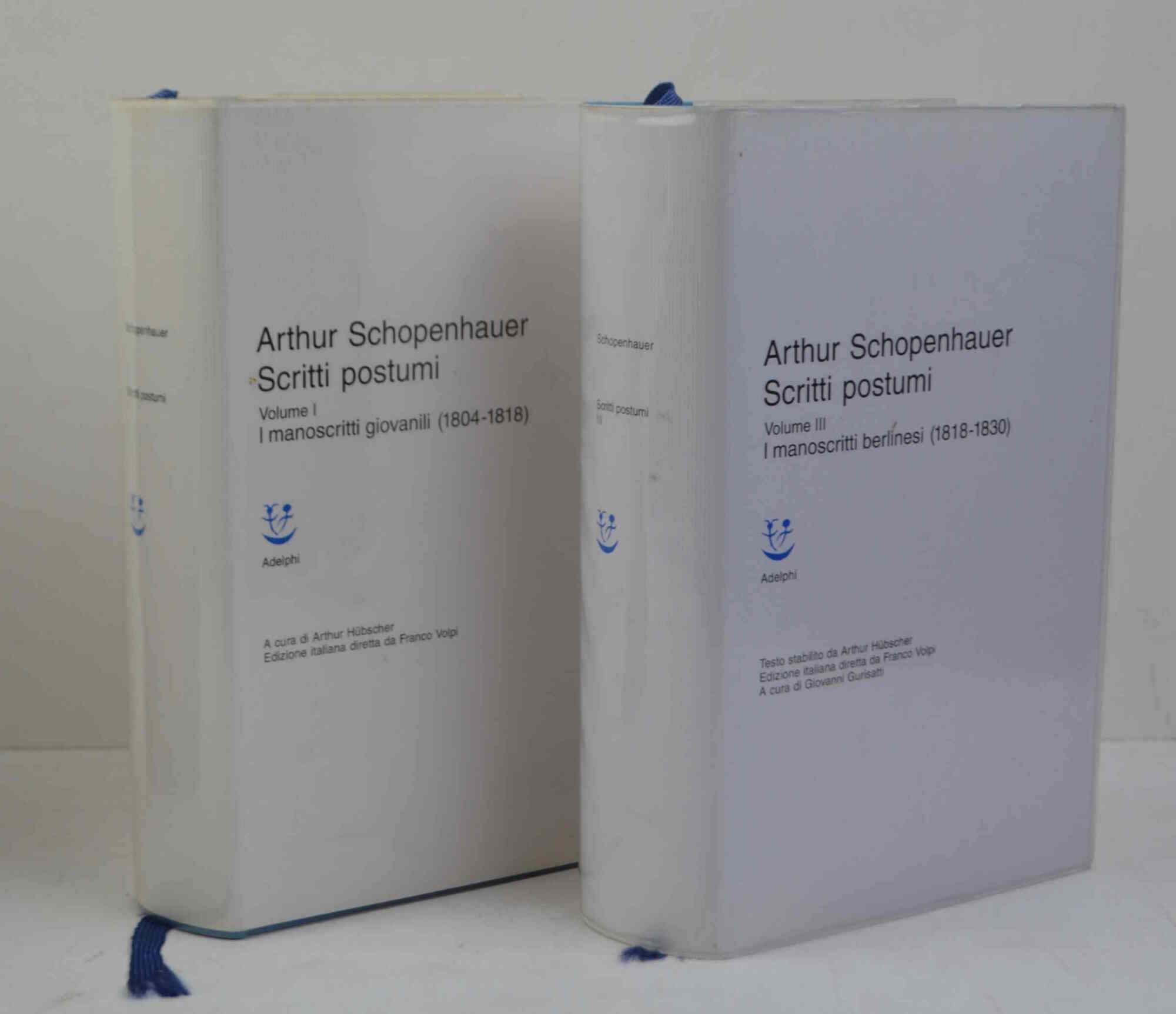 Scritti postumi... a cura di Arthur Hübscher. Edizione italiana diretta …