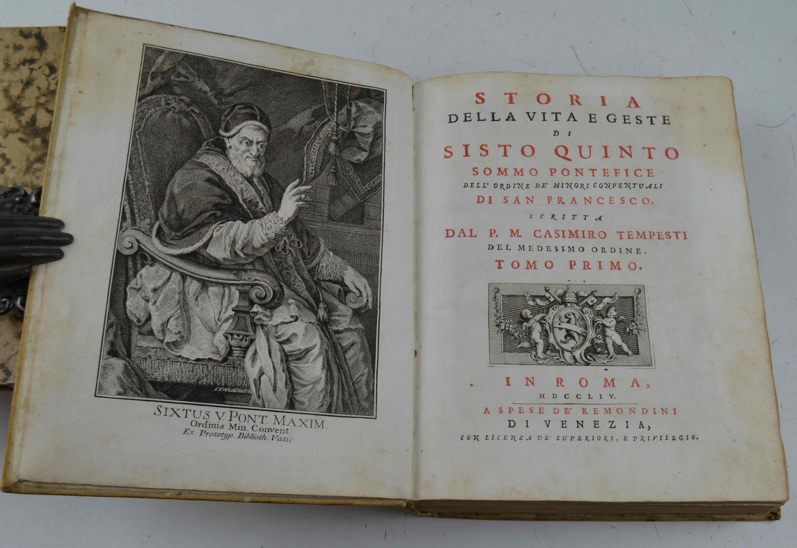 Storia della vita e geste di Sisto quinto sommo pontefice …