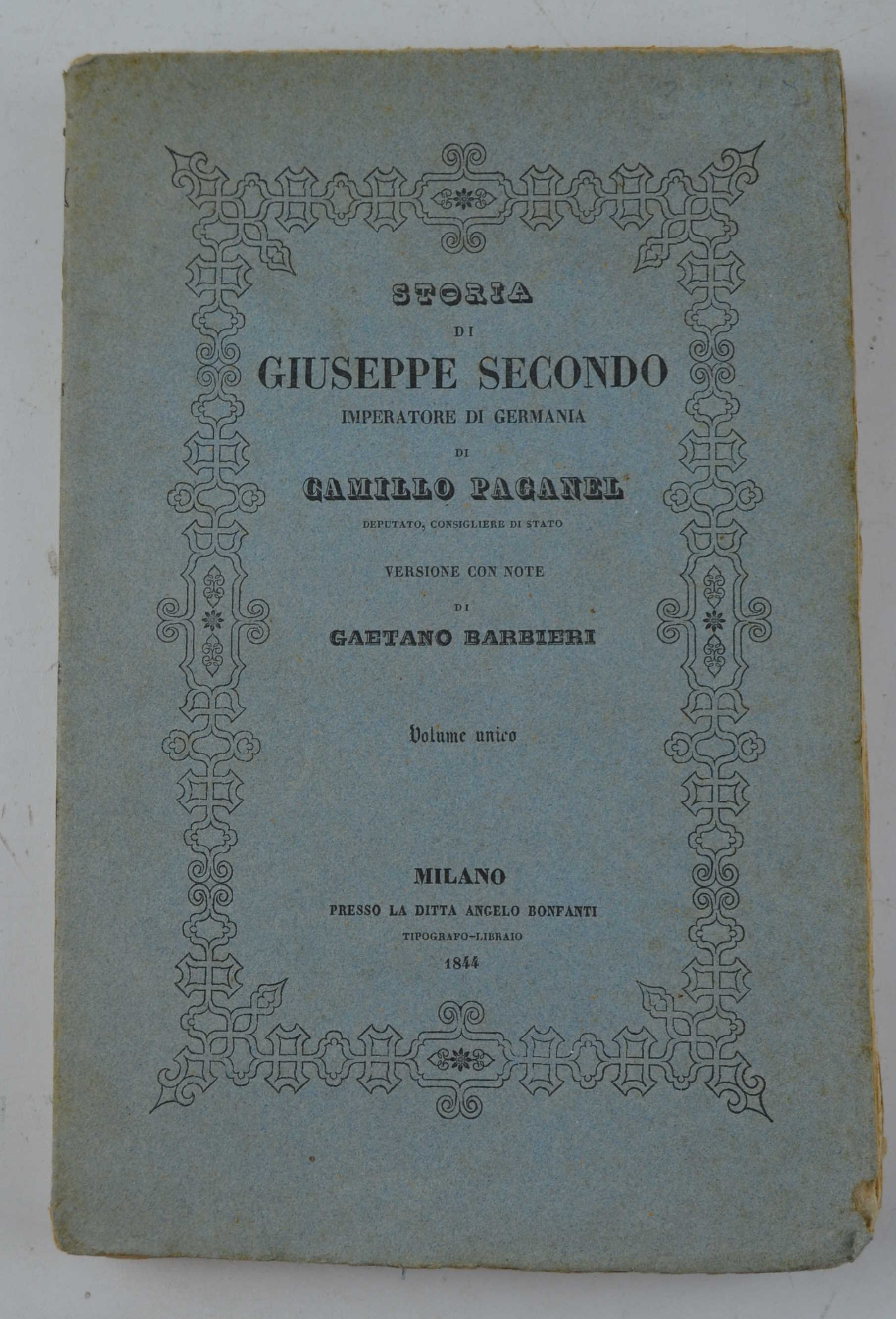 Storia di Giuseppe Secondo imperatore di Germania… Versione con note …
