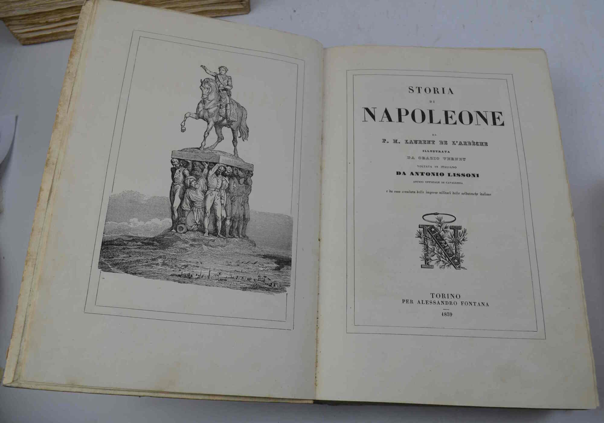 Storia di Napoleone... voltata in italiano da Antonio Lissoni e …