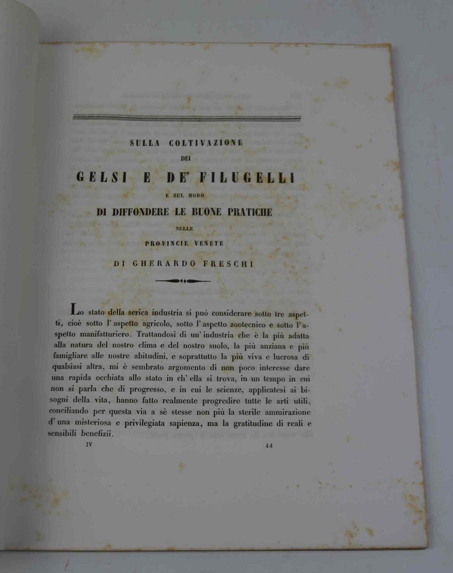 Sulla coltivazione dei gelsi e de' filugelli e sul modo …
