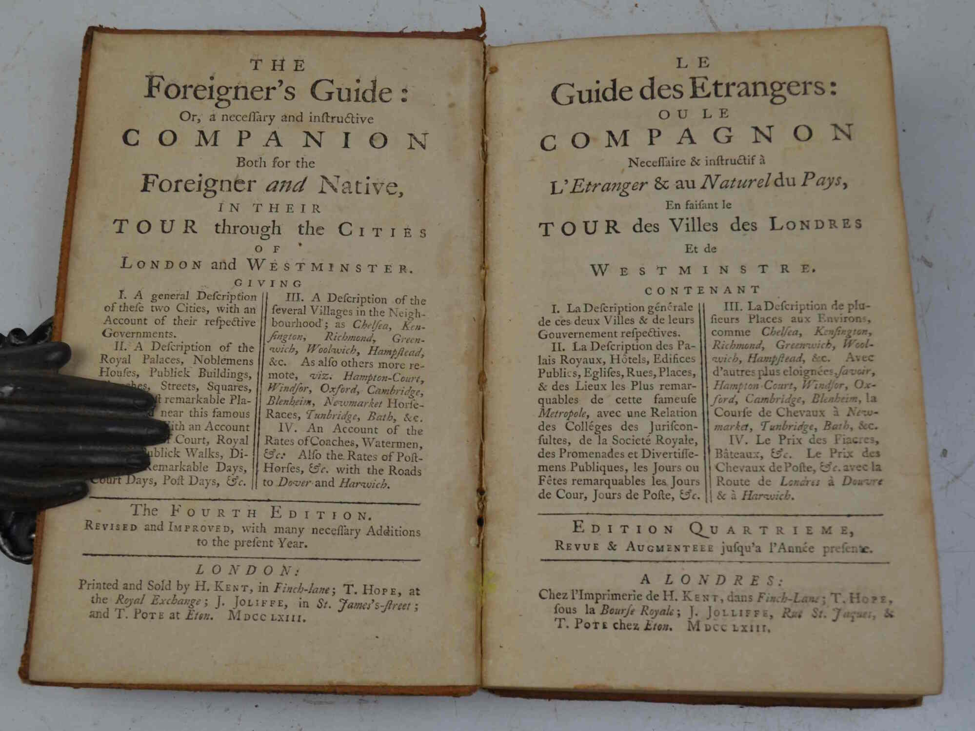 The Foreigner's Guide: Or, a necessary and instructive Companion. Both …