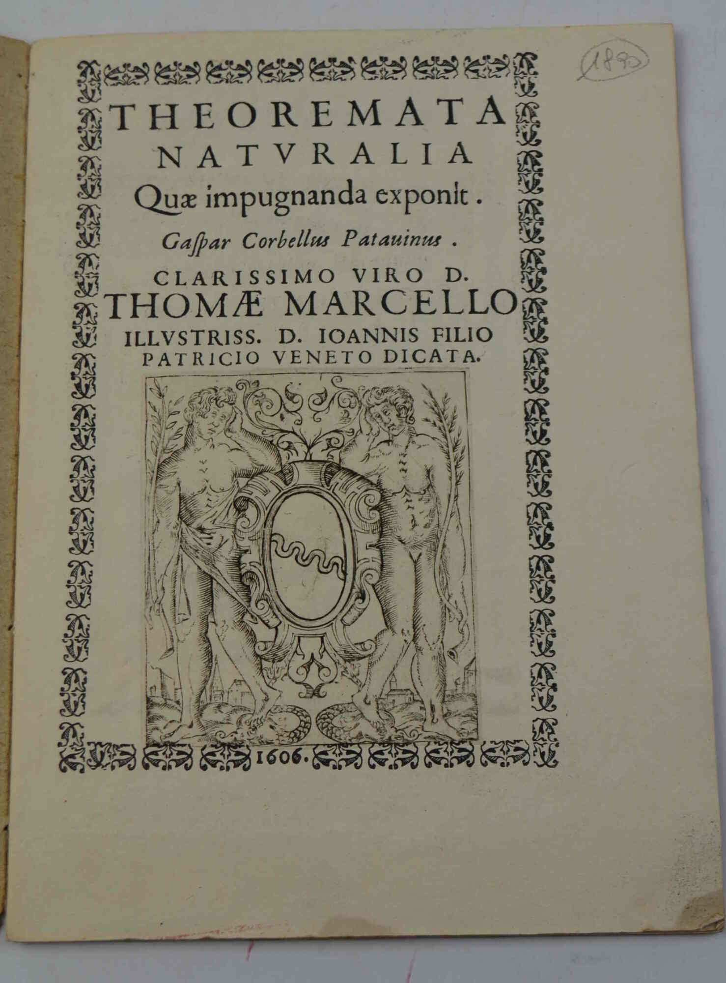 Theoremata naturalia quae impugnanda exponit...