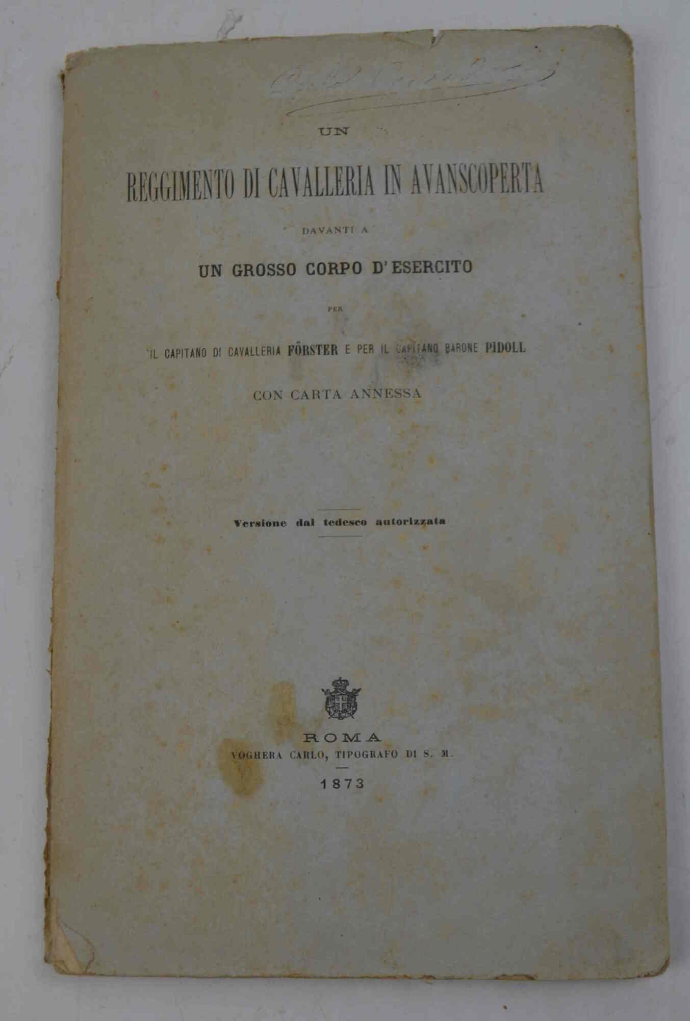 Un reggimento di cavalleria in avanscoperta davanti a un grosso …