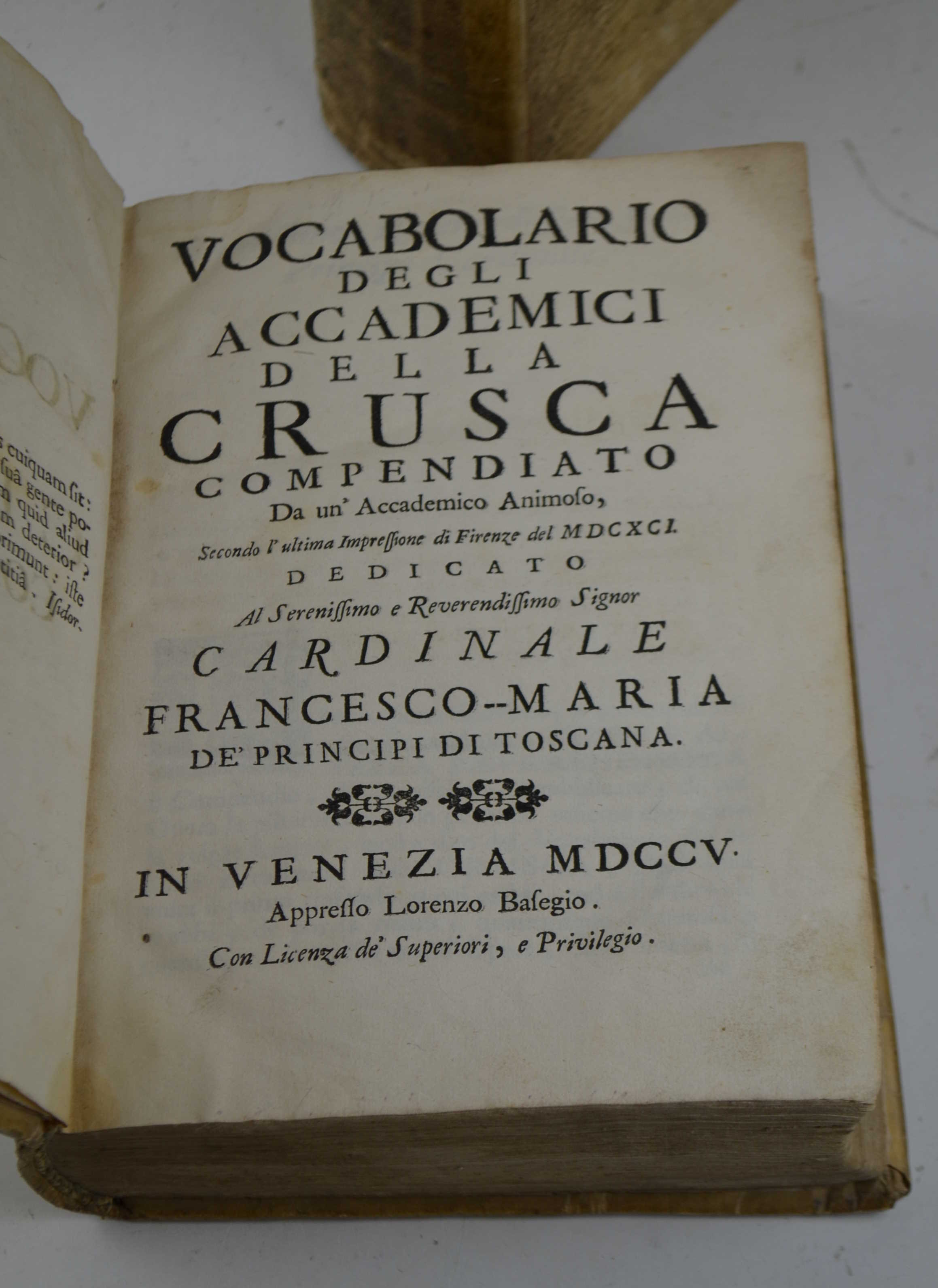 Vocabolario degli Accademici della Crusca compendiato da un'Accademico Animoso Secondo …