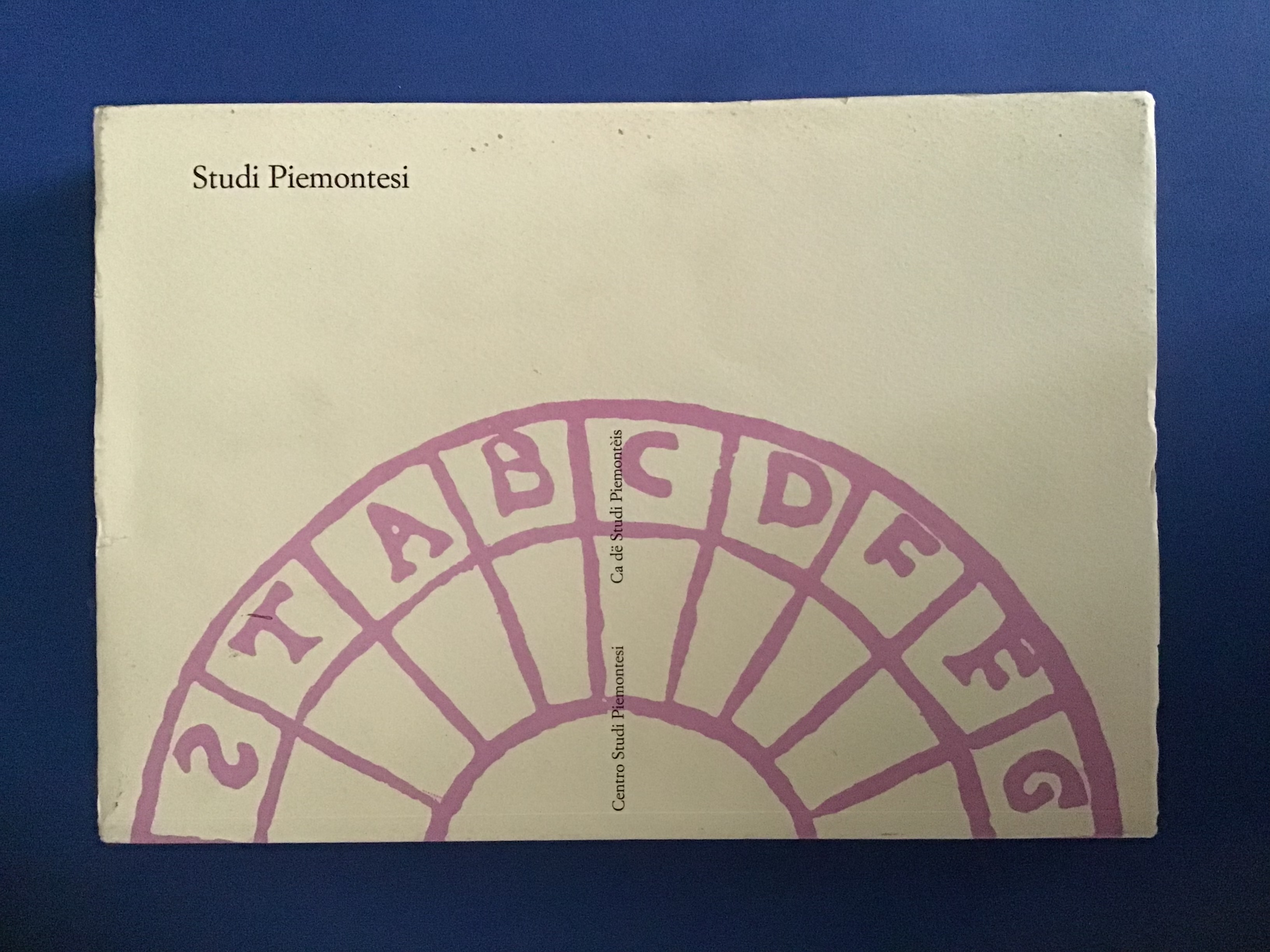 STUDI PIEMONTESI GIUGNO 2008, VOL. XXXVII, FASC. 1