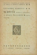 Scritti scelti e annotati da Mario Menghini