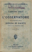 Osservatore coll'aggiunta della difesa di Dante vol 2°