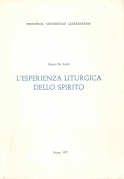 L'esperienza liturgica dello Spirito