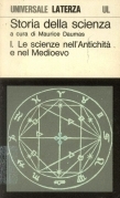 Storia della scienza I°. Le scienze nell'antichità e nel medioev