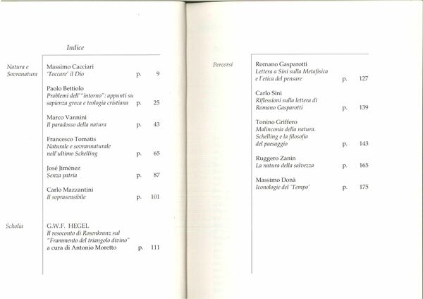 Paradosso 3/1992 natura e sovranatura