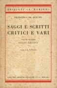 Saggi e scritti critici vari volume secondo