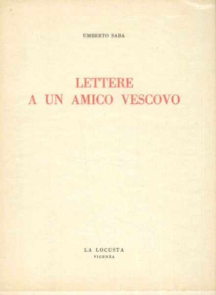 Lettere a un amico vescovo