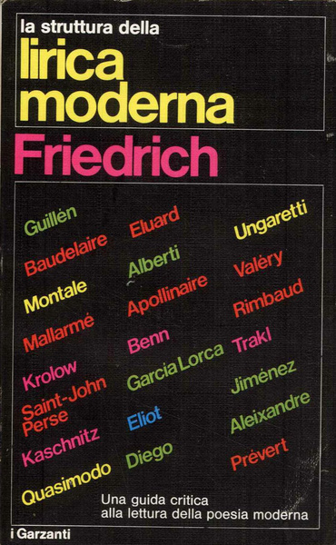 La struttura della lirica moderna, dalla metà del XIX
