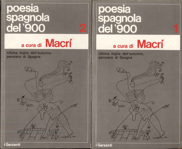 Poesia spagnola del '900, a cura di Oreste Macrí (libri …