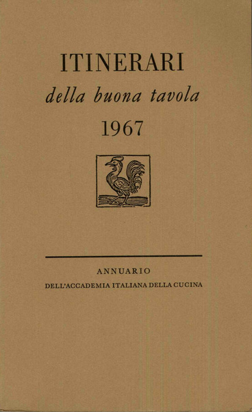 Itinerari della buona tavola 1967