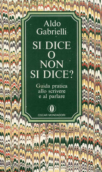 Si dice o non si dice?