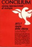 Concilium 1971/4 storia della chiesa