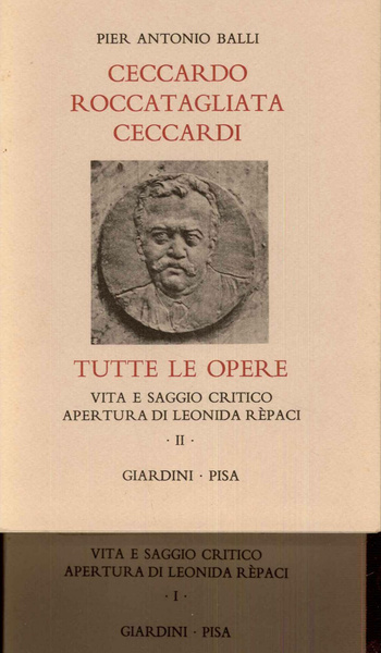 Ceccardo Roccatagliata Ceccardi. Tutte le opere. Vita e saggio critico …
