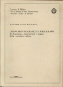 Dizionario biografico e bibliografia dei burattinai e pupari del