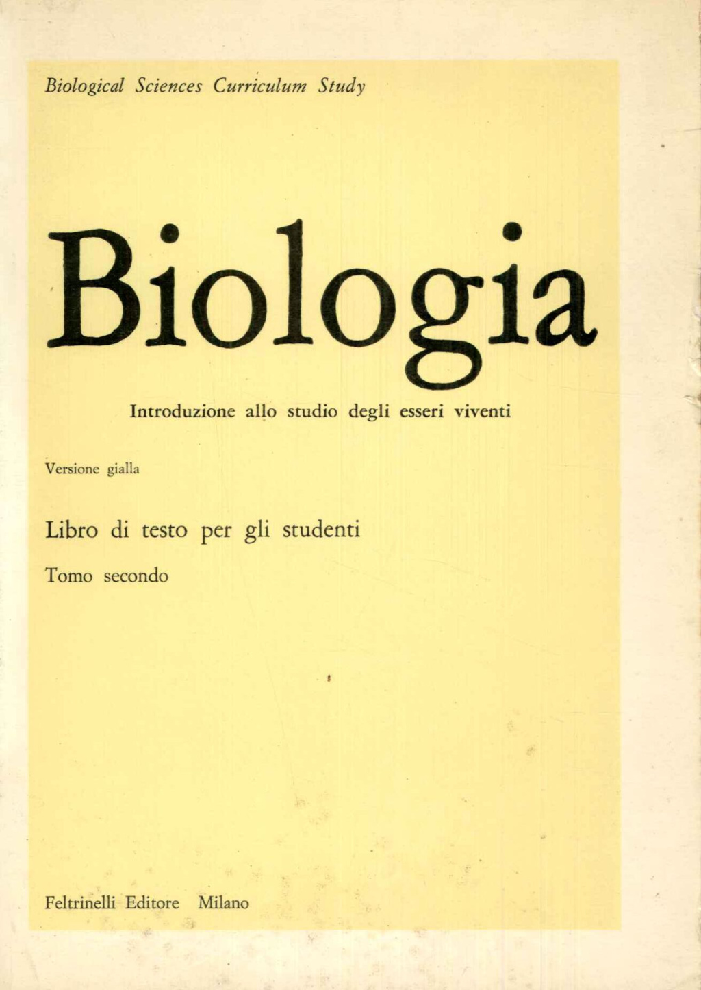 Biologia. Introduzione allo studio degli esseri viventi. Libro di testo …