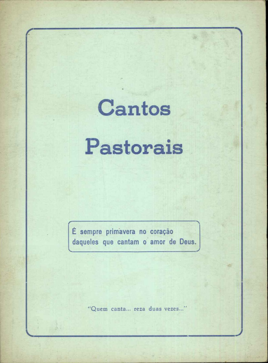 Cantos Pastorais